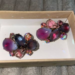 Vintage Coro snap on earrings